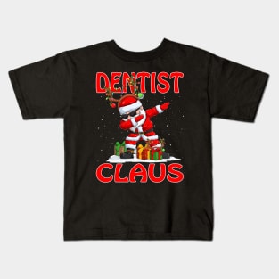 Dentist Santa Claus Reindeer Christmas Matching Costume Kids T-Shirt